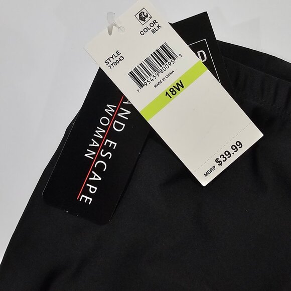 Island Escape Plus Size High-Waist Bikini Bottoms - Picture 7 of 9